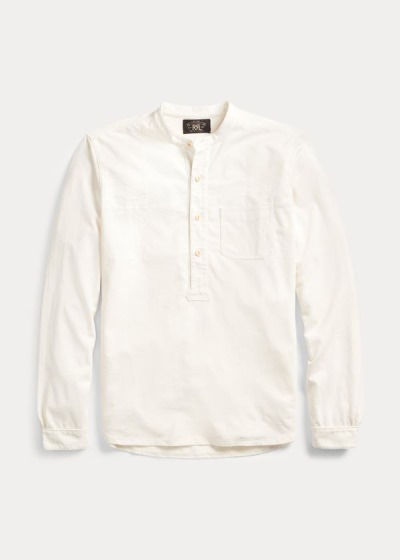 Men's Ralph Lauren Jersey Band-Collar Shirts | 347018ZYX